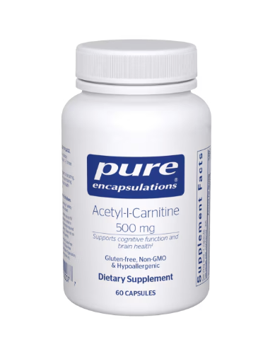 Acetyl-l-Carnitine 500 mg 60's  by Pure Encapsulations