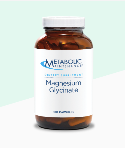 Magnesium Glycinate 180 Capsules by Metabolic Maintenance