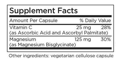 Magnesium Glycinate 180 Capsules by Metabolic Maintenance