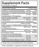 B-Complex 90 Capsules by Metabolic Maintenance