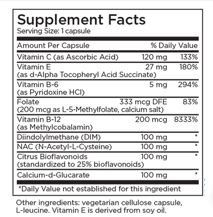 DIM Complex 60 Capsules by Metabolic Maintenance