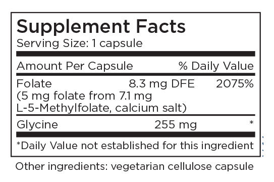 L-Methylfolate 5 mg 90 Capsules by Metabolic Maintenance