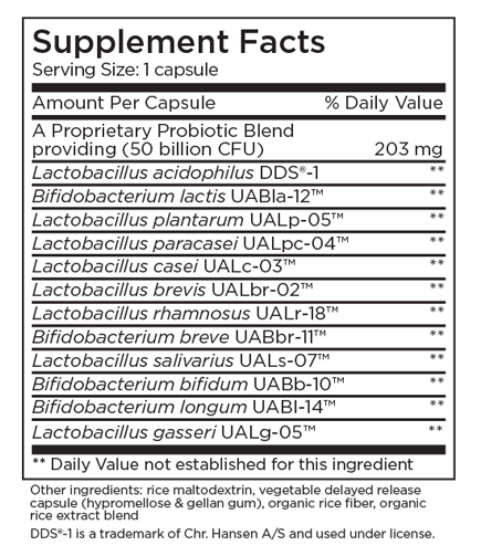 BioMaintenance Probiotic 60 Capsules by Metabolic Maintenance
