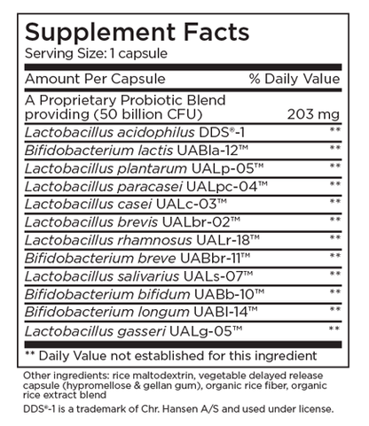 BioMaintenance Probiotic 60 Capsules by Metabolic Maintenance