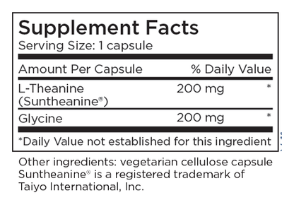 L-Theanine 120 Capsules by Metabolic Maintenance