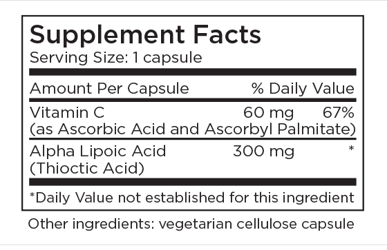 Alpha Lipoic Acid 90 Capsules by Metabolic Maintenance