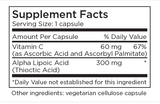 Alpha Lipoic Acid 90 Capsules by Metabolic Maintenance