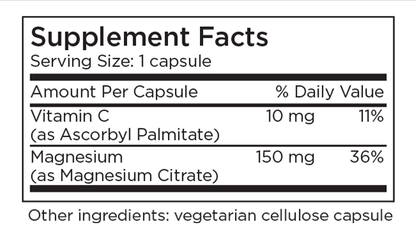 Magnesium Citrate 240 Capsules by Metabolic Maintenance