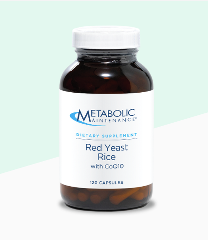 Red Yeast Rice with CoQ10 120 Capsules by Metabolic Maintenance