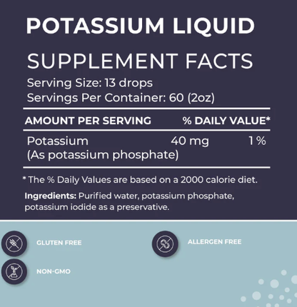Liquid Potassium Supplement by BodyBio