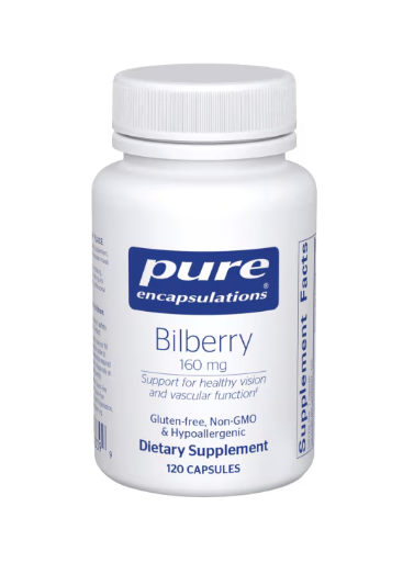 Bilberry 160 mg 120's  by Pure Encapsulations