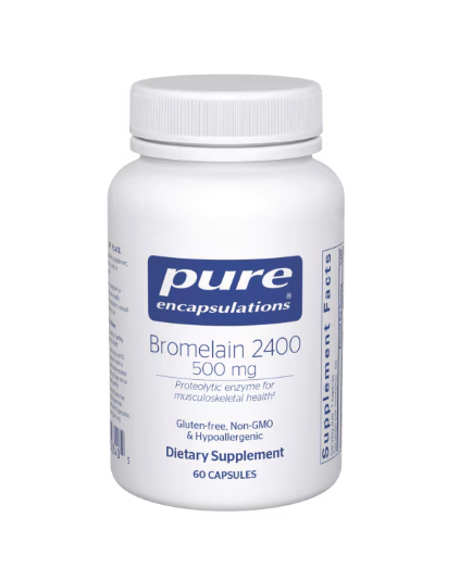 Bromelain 2400 500 mg  by Pure Encapsulations