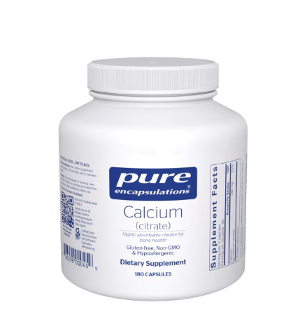 Calcium (citrate) 180's  by Pure Encapsulations