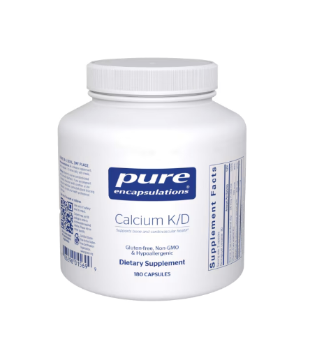 Calcium K/D 180's  by Pure Encapsulations