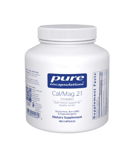 Calcium Magnesium (malate) 2:1 180's  by Pure Encapsulations