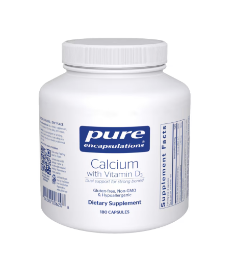 Calcium with Vitamin D3 180's  by Pure Encapsulations