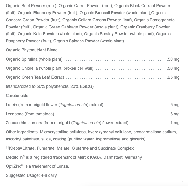 Ultra Preventive X (Tablets) by Douglas Labs