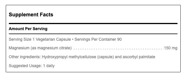 Magnesium Citrate by Douglas Labs