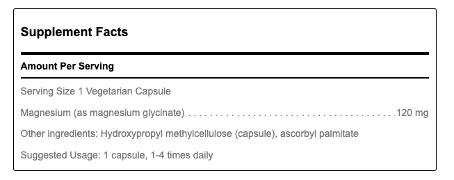 Magnesium Glycinate by Douglas Labs