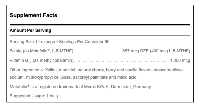 Methyl B12 Plus by Douglas Labs