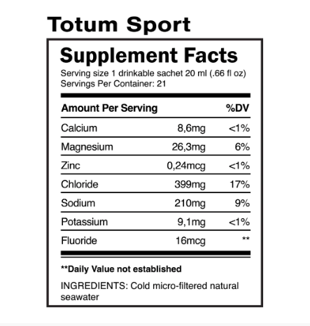 Quinton Totum Sport by Quicksilver Scientific