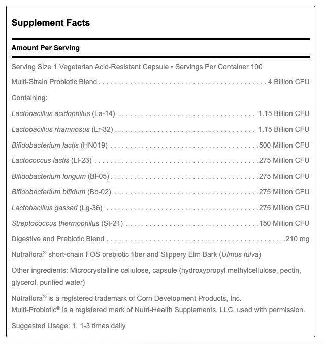 Multi-Probiotic 4 Billion by Douglas Labs