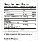 Walkabout Emu Oil Capsules 100ct