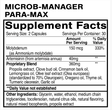 Microb-Manager Para-Max by Quicksilver Scientific