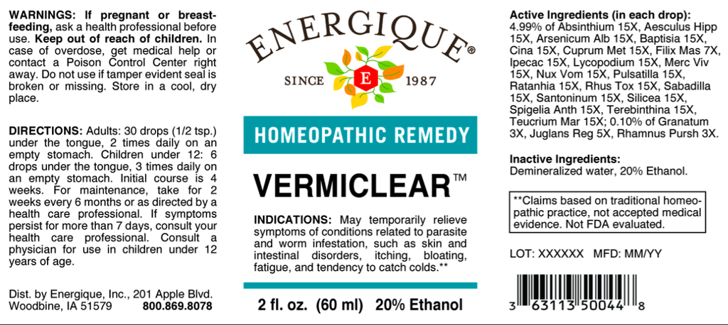 Vermiclear 2oz by Energique