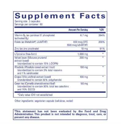 DopaPlus 180's  by Pure Encapsulations