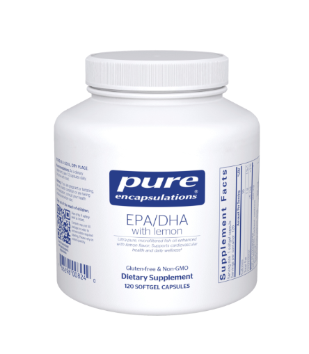 EPA/DHA with lemon 120's  by Pure Encapsulations