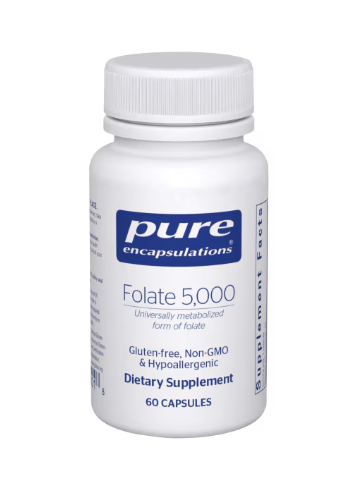 Folate 5000 60's By Pure Encapsulations