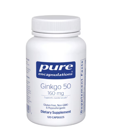 Ginkgo 50- 160 mg 120's  by Pure Encapsulations