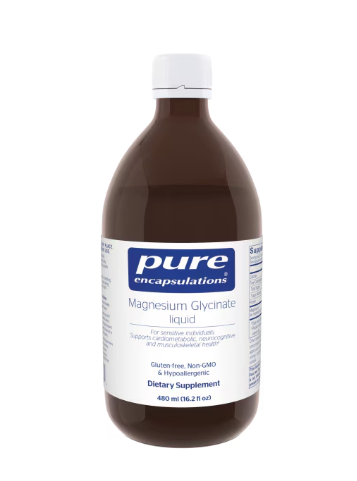 Magnesium Glycinate liquid 480 ml By Pure Encapsulations