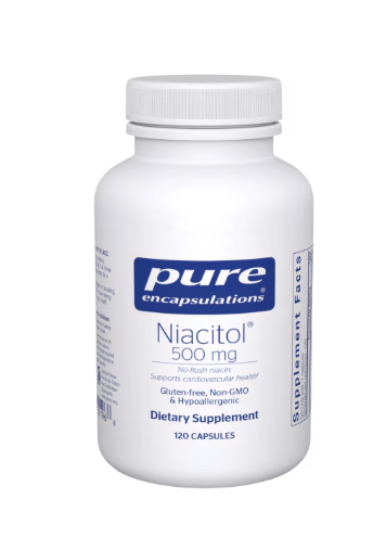 Niacitol (no-flush niacin) 500 mg By Pure Encapsulations