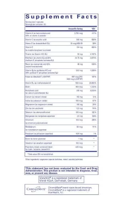 Nutrient 950 A without copper & iron 180's By Pure Encapsulations