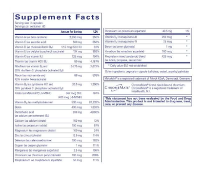 Nutrient 950 with Vitamin K 180's By Pure Encapsulations