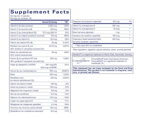 Nutrient 950 with Vitamin K 180's By Pure Encapsulations