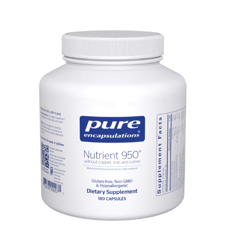 Nutrient 950 without Copper, Iron & Iodine 180's by Pure Encapsulations