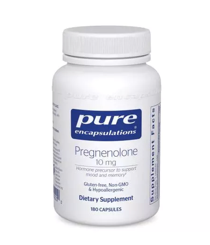 Pregnenolone 10 mg 180ct by Pure Encapsulations