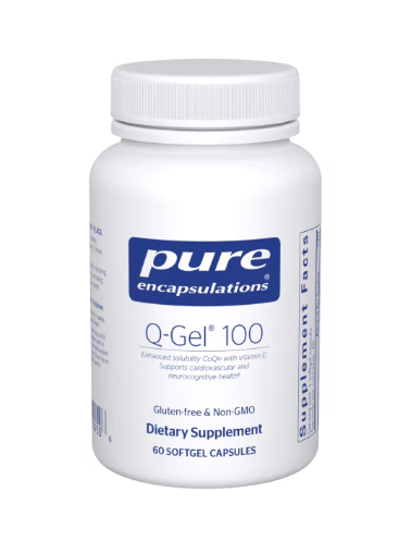 Q-Gel (Hydrosoluble CoQ10) 100 mg 60's by Pure Encapsulations