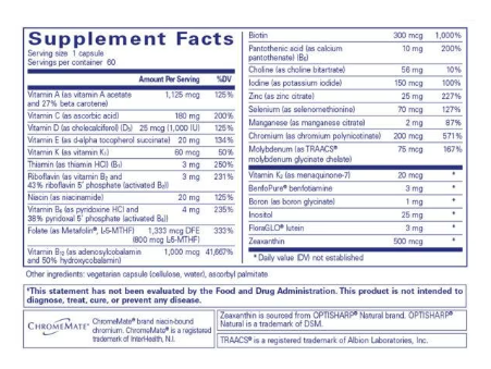 PureGenomics Multivitamin 60's  by Pure Encapsulations