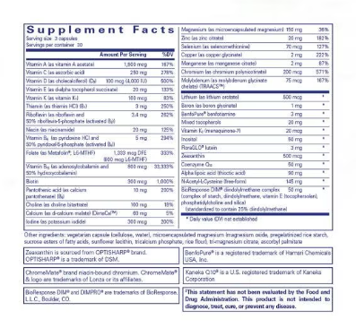 PureGenomics UltraMultivitamin  by Pure Encapsulations