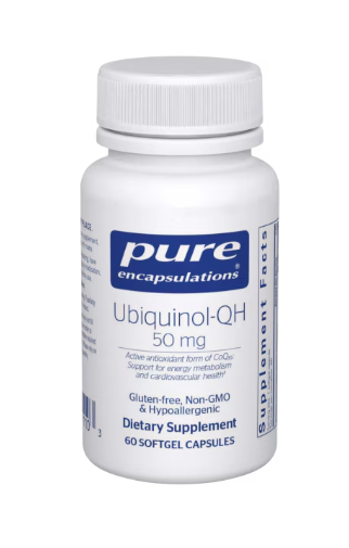 Ubiquinol-QH 50 mg 60's by Pure Encapsulations