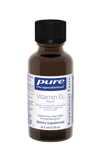 Vitamin D3 liquid 22.5 ml by Pure Encapsulations
