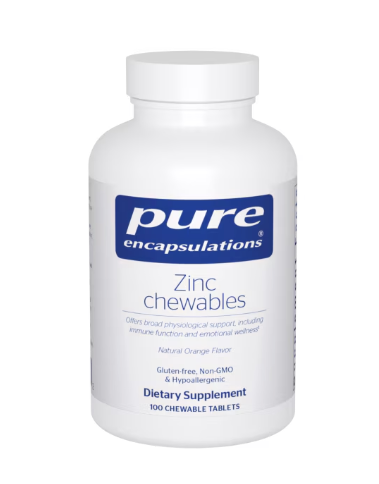Zinc chewables by Pure Encapsulations