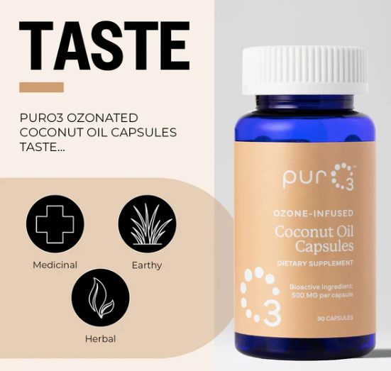 Ozone Infused Coconut Oil Capsules by PurO3