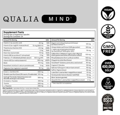 Qualia Mind 90ct by Qualia Life Sciences