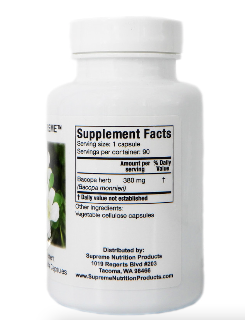 Bacopa Supreme by Supreme Nutrition