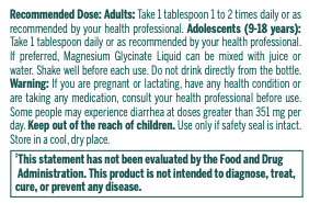 Magnesium Glycinate Liquid by Genestra